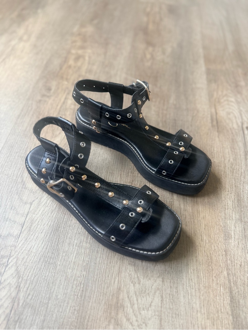 Jessica Simpson Janet Studded Platform Gladiator Sandal